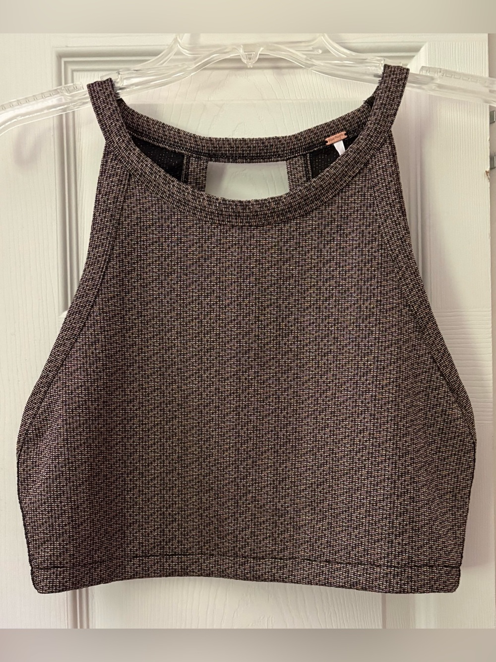 Free People High-Neck Cropped Tank Size Small NWT
